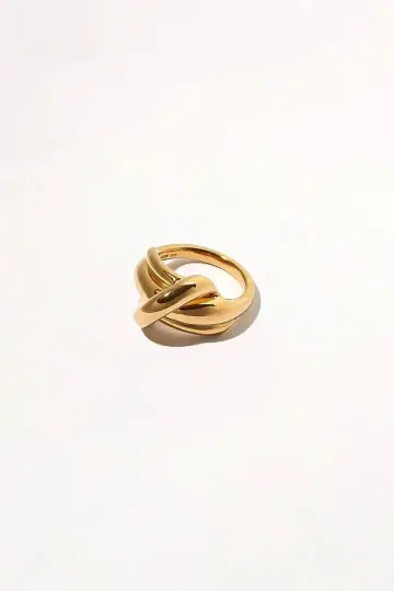 plage PLOW 프로 Ivy Ring -Gold- 핑키링