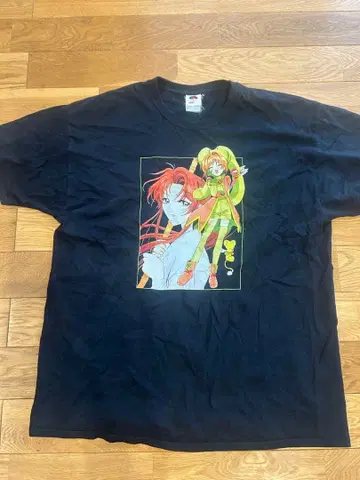 카드캡터 사쿠라 빈티지 애니메이션 T셔츠 90s