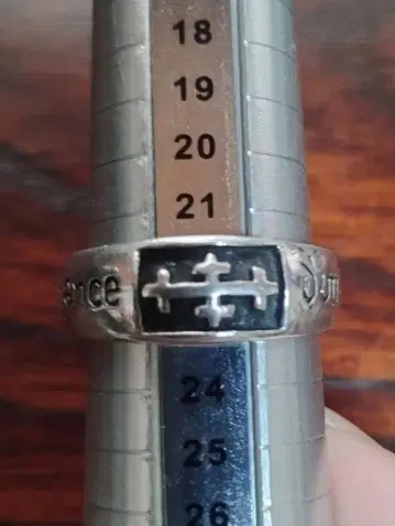 Silver925 크로스 모티브 반지 22호