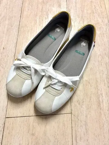 le coq sportif 스니커즈 화이트 골드