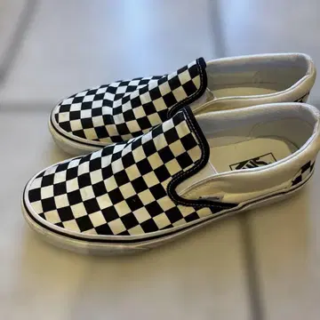 VANS 체크 무늬 깃발 슬립온 US 기획 27.5cm