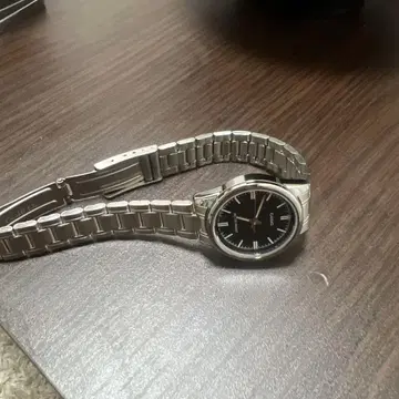CASIO 아날로그 손목시계 본체 블랙 다이얼