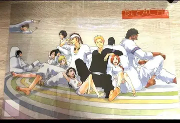 BLEACH 클리어 포스터 A3 이치고 루키아 오리히메 렌지