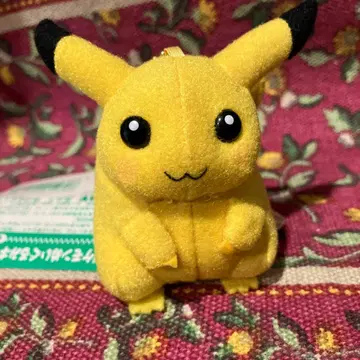 TOMY 피카츄 봉제 인형 키링 레어