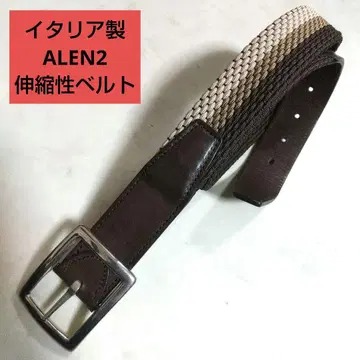 이탈리아제 ALEN2 아렌2 트리콜로르 컬러 고급 신축 벨트