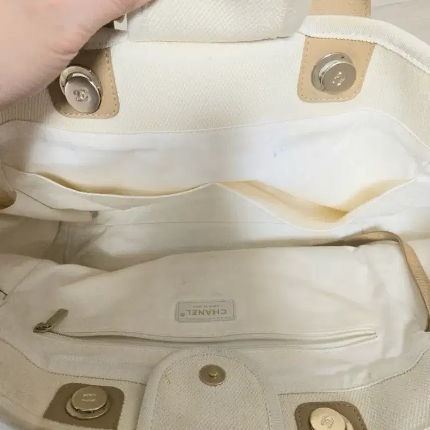 샤넬 정품)샤넬 진주 도빌 라지백 사진 8