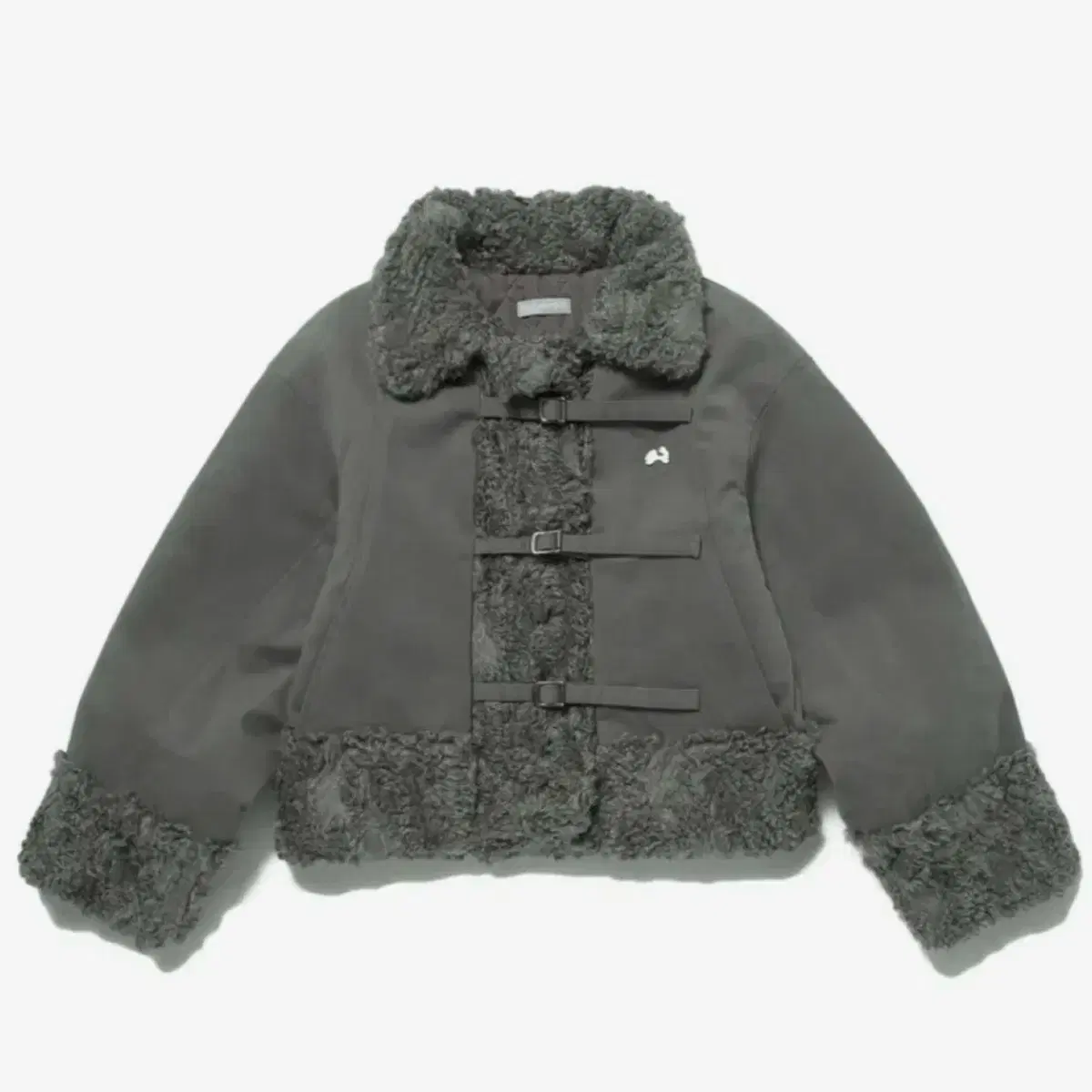 Hug Your Skin Round Collar Knit Jacket Brown | Bunjang Global