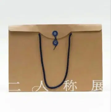 새상품 레어 요루시카 2인칭전 한정판 쇼핑백 샵 백 브라운