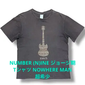 NUMBER (N)INE 조지기 T셔츠 NOWHERE MAN 초레어