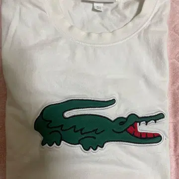LACOSTE 라코스테 빅 로고 T셔츠 화이트 FR3