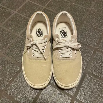 VANS Era 샌드 베이지 스웨이드 x 캔버스 26.0cm US8