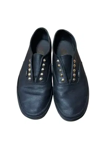 VANS 스터드 슬립온 블랙 가죽