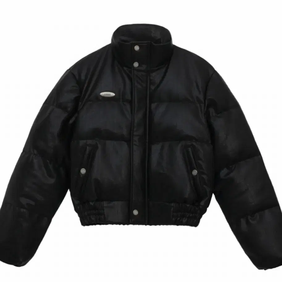 ♫bohemseo LLOGO PADDING Bohemseo Bohemian Seoul Leather Duck Down Padding with Metal Logo