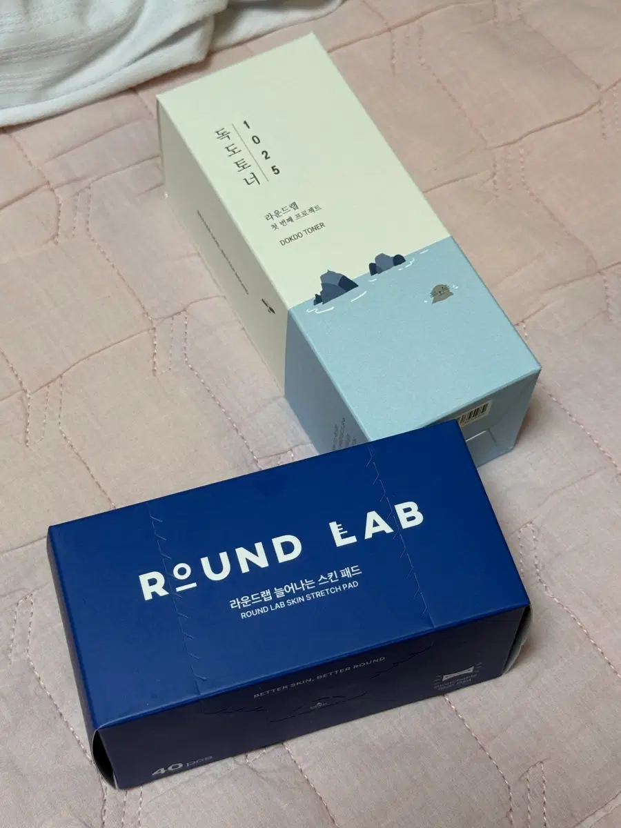 라운드랩 독도 토너 + 스킨 패드 세트 (미개봉새상품)