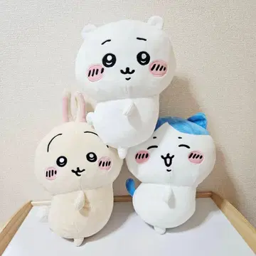 치이카와/엉덩이 흔들흔들 BIG 봉제 인형/3개 세트/하치와레/토끼