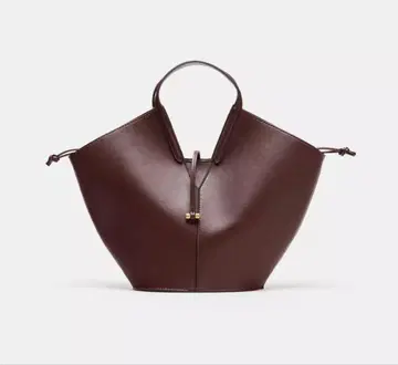 ZARA 토트백 보르도