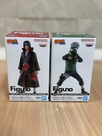 NARUTO 피규노 카카시 우치하 이타치 피규어 2종 세트