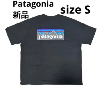 파타고니아 Patagonia 로고T셔츠 38504 블랙 S 배송비 포함