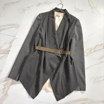 브루넬로쿠치넬리 가디건 드레이프 자켓 이너 포함 벨티드