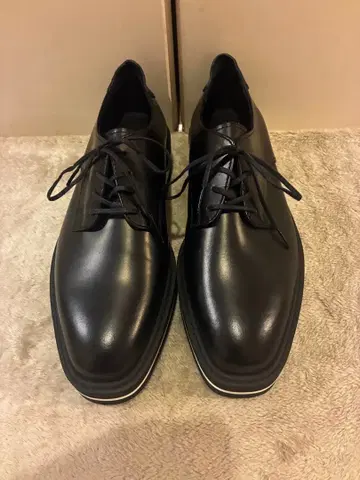 새상품급 zucca 레이스업 플레인토 vibram 블랙 26.5