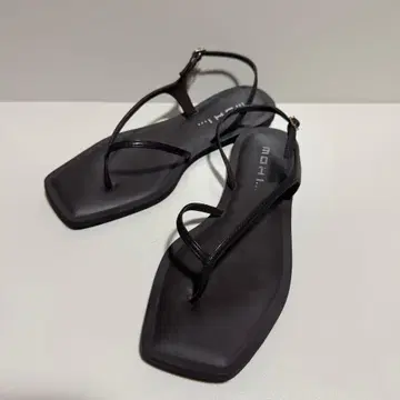 최종 가격 MOHI 모히 쪼리 샌들 플랫 스트랩 브라운 37