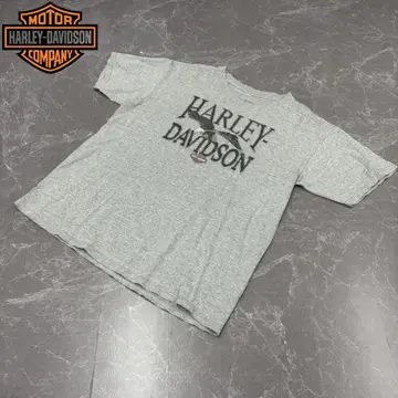 Harley-Davidson 이글 프린트 T셔츠 그레이