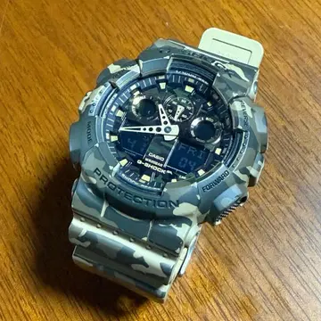 CASIO G-SHOCK GA-100CM-5AJ 카모플라쥬 시계