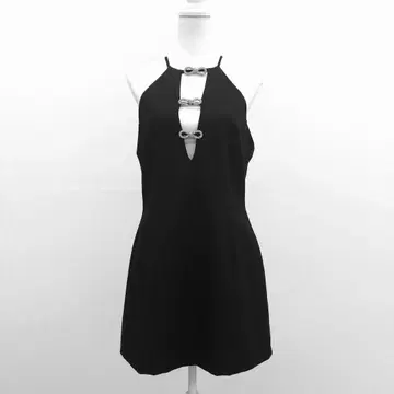 ZARA 비쥬 리본 원피스 블랙 USA L 자라 파티