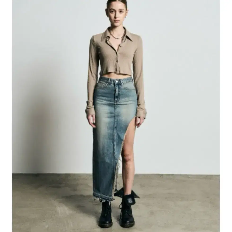 BohemianSeoul Pleated Wrap Skirt | Bunjang Global