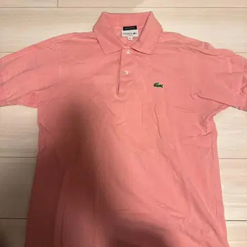 LACOSTE 피케 셔츠 핑크 Classic Fit