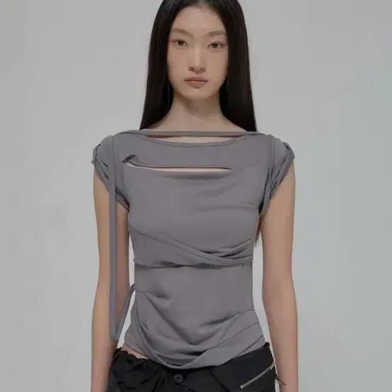 Flareup Asymmetrical Draped Layered Skirt | Bunjang Global