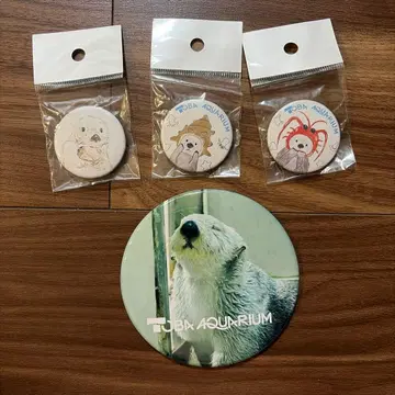 도바 수족관 캔뱃지 랏코