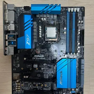 인텔 i7-4790K + 에즈락 Z97 Extreme6 메인보드 세트 | 브랜드 중고