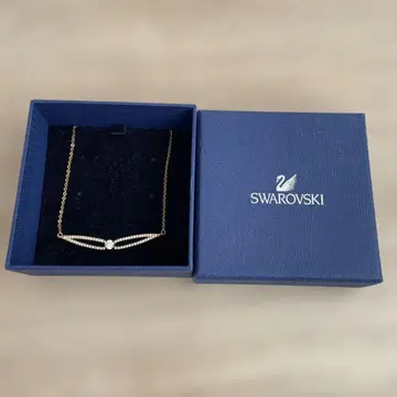 SWAROVSKI 골드톤 목걸이 크리스탈