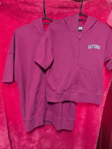 GAP 패밀리룩 반팔 1969 로고 후드티 140cm L 사이즈 새상품