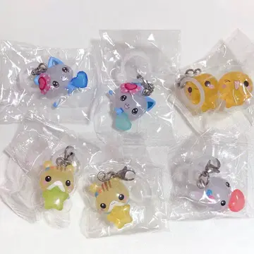 헤이세이 팬시 캐릭터 메지루시 액세서리 6종 세트