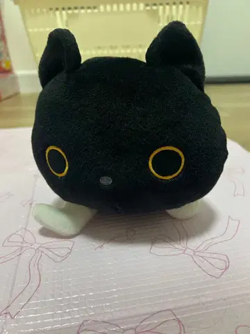 양말 냥코 봉제 인형 검은 고양이 흔들 토이