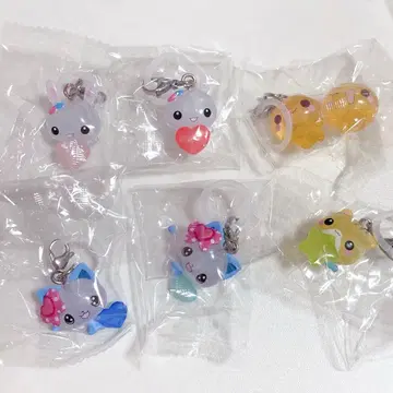 헤이세이 팬시 캐릭터 메지루시 액세서리 6종 세트
