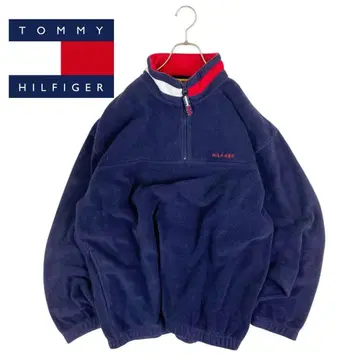 02M797 TOMMY HILFIGER 하프 지퍼 풀오버 플리스