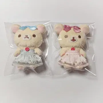 코리락쿠마 메종 드 플뢰르 백참 색스 핑크