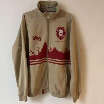 LRG LION ROCK 집업 블루종 베이지 L