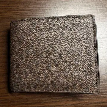 MICHAEL KORS 접이식 지갑 브라운 모노그램