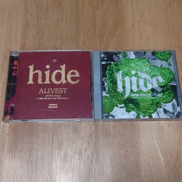 hide DVD 2세트 ALIVEST & seventeen clips