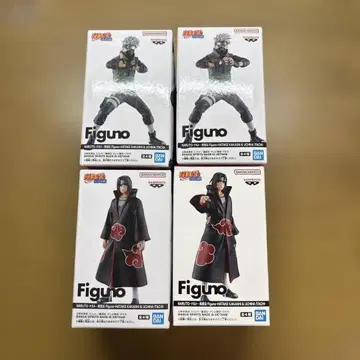 나루토 질풍전 Figuno 하타케 카카시 우치하 이타치 4개 세트