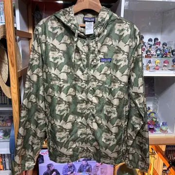 patagonia 베리어블 후디 카모플라쥬 나일론 자켓
