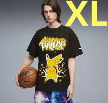 PUMA x Pokemon Pikachu S/S Tee PUMABlack