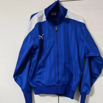 빈티지 느낌! PUMA 트랙 자켓 블루 화이트