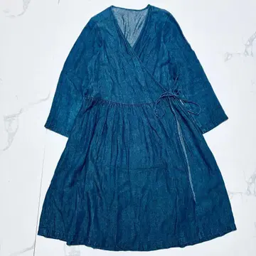 nest Robe 인디고 카슈쿨 데님 린넨 100%