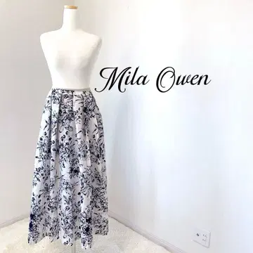 [ Mila Owen ] 미라 오웬 꽃무늬 롱 스커트