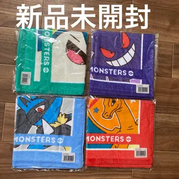 포켓몬 핸드 타월 리자몽 루카리오 팬텀 잠만보